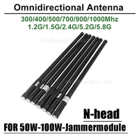 Usine 600mm * 32mm RF Détecteur Antenne Fréquence Personnalisée 1500-1700MHz Fabriqué En Fibre De Verre pour Anti-UAV Amplificateur Module Drone