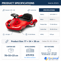 Go Kart Eléctrico para Niños de 12V, Precio Económico, para Exteriores, Venta al Por Mayor
