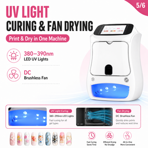 Impresora Inteligente 3D para Arte de Uñas, 1200DPI, Máquina Automática de Impresión de Uñas con Reconocimiento IA y Curado UV - Product Image 4