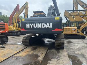 Excavatrice sur chenilles Hyundai 305LC-9T de 12 tonnes avec godet de terrassement, matériel de construction d'occasion - Product Image 3