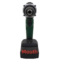 Perceuse sans fil au lithium-ion 21V, moteur RS550, mandrin à trois griffes, tournevis électrique multifonctionnel à poignée pistolet renforcée, 3-en-1