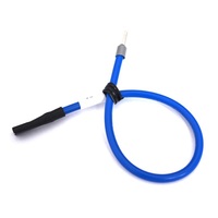 Câble de barre omnibus CC noir avec borne annulaire pour batterie 300V 105C FT1 RoHS, fil de distribution d'énergie à extrémités serties, vente en gros OEM