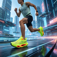 2026 Chaussures de course unisexe pour enfant et adulte, Zapatillas de mode décontractée pour homme, fluorescentes, à semelle souple True-Bounce, avec logo personnalisé