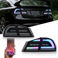 Luces Traseras LED Estilo RGB DK Motion para Honda Civic FD2 FN2 2006-2012, Actualización de Luces Traseras, Piezas de Repuesto para Automóviles