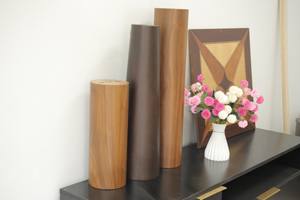 Pilier de porte intérieure résidentielle en contreplaqué avec âme en MDF et placage, autres pièces de mobilier en bois dur, style moderne, Vietnam - Product Image 2