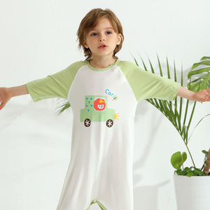 Mono de Verano TONWHAR para Niños, Manga Corta, Pelele para Bebés, Pijama Informal para Niños Pequeños - Product Image 4