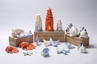 Bateau européen créatif poisson escargot phare océan porcelaine artisanat décoration de la maison été océan