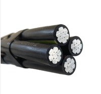 Câbles torsadés XLPE pour systèmes électriques aériens 10mm² – Conducteur de puissance en aluminium pour voies ferrées 0.6/1KV – Construction