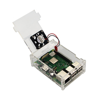 Raspberry Pi 3 Modelo B + 3B + funda + ventilador + disipador de calor + adaptador de corriente + tarjeta TF + Cable HDMI compatible con raspberry pi 3B