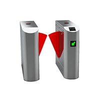 Tourniquet intelligent à reconnaissance faciale, à moteur unique, contrôle d'accès piéton, protection IP65, acier inoxydable, RS485