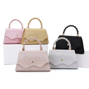 Dropshipping Shopify brillant strass soirée épaule sacs à main pour les femmes mariage sac à main miroitant pochettes diamant - Product Image 1