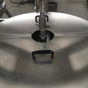 200 LÍT thép không gỉ sưởi ấm hơi nước nấu ăn nồi với khuấy nghiêng thiết kế cho chế biến thực phẩm máy móc - Product Image 6