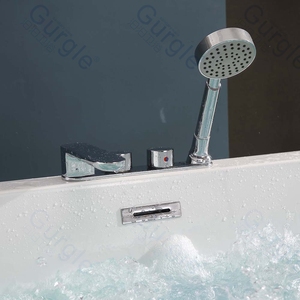 <span class=keywords><strong>Baignoire</strong></span> intérieure de luxe originale d'usine baignoires et bains à remous de massage en acrylique pour 2 personnes - Product Image 5