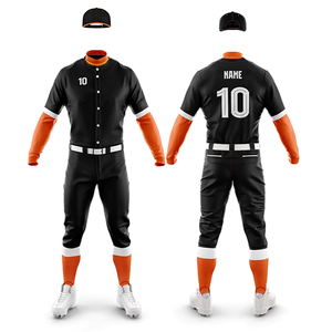 Vêtements de baseball personnalisés Maillots respirants Pantalon solide Casquettes confortables pour les équipes-Vêtements de softball élégants - Product Image 3
