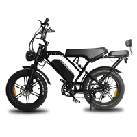 Bicicleta Eléctrica VOMO X80PRO Beach Cruiser, Bicicleta de Montaña, Bicicletas Urbanas, Bicicleta Eléctrica de 20 Pulgadas, Bicicleta Eléctrica Fat E-Bike