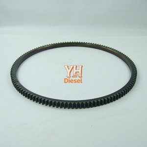 निर्माण मशीनरी भागों फ्लाईव्हील गियर रिंग जेड = 129 8-94393132-0 89439-31320 <span class=keywords><strong>8943931320</strong></span> 4k1tcs 600p ftr75 चीन - Product Image 5