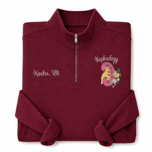 Sudadera Personalizada con Cierre <span class=keywords><strong>de</strong></span> Cremallera para Enfermeras <span class=keywords><strong>de</strong></span> Diálisis, Regalos para Enfermeras <span class=keywords><strong>de</strong></span> Diálisis, Regalo para Enfermeras, Navidad - Product Image 1