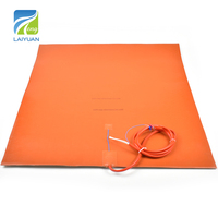 Chauffe-plat électrique en caoutchouc silicone Laiyuan, vente chaude, 230V, 2000W, 600*600MM, avec thermocouple de type K