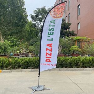 Custom Logo Digital Printing Promotional Tear Drop Feather Flag <b>Banner</b> for Advertising - Product Image 4