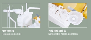 Economic <strong>dental</strong> <strong>chair</strong> yellow <strong>high</strong> <strong>quality</strong> leather <strong>dental</strong> <strong>unit</strong> - Product Image 6
