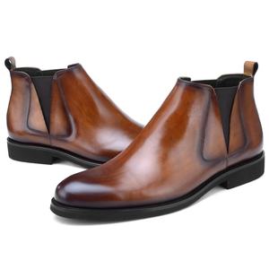 <span class=keywords><strong>2021</strong></span> nuevas botas de versión europea de alta calidad botas <span class=keywords><strong>Chelsea</strong></span> para hombre de cuero genuino hechas a mano - Product Image 1