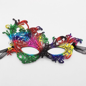 Masques pour les yeux pour les fêtes, masques en dentelle pour le visage, masques décoratifs colorés et élégants pour les bals, cadeaux - Product Image 2
