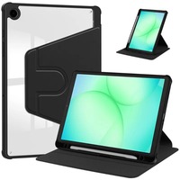 360 °   Étui de tablette rotatif en acrylique pour Samsung Galaxy Tab A11 A9 8,7 pouces avec support pour stylet, protection antichoc, housse en cuir