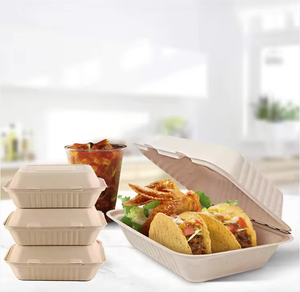 חם כלב ארוך מודרני חם חם חם ארוחה אריזה תיבת מזון כיתה microavavable pulp מתכלים - Product Image 4