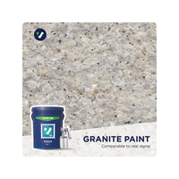Revêtements de granit liquide à résistance extraordinaire aux intempéries Vanlei Peinture en pierre à base d'acrylique pour la pulvérisation
