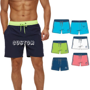 Pantaloncini da spiaggia classici da uomo con Logo personalizzato pantaloncini da bagno pantaloncini da bagno con fodera in rete - Product Image 4