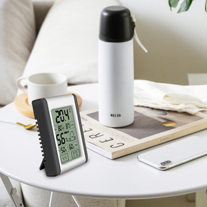 Higrómetro Digital con Sensor de temperatura para interiores, medidor de humedad con pantalla de registro máximo de 24H/Min, termómetro, higrómetro - Product Image 6