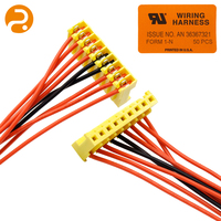 Arnés de Cableado Industrial de Aluminio con Múltiples Interfaces, Revestimiento Trenzado de PVC, Conector Adaptador, 1m de Longitud, 12V