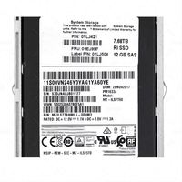 Новый твердотельный накопитель SAS SFF 2.5 дюйма 10K 12 Гбит/с 7.68 ТБ (02YC042) для серверных систем хранения данных V5000E