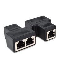 Cable de Red Dr Line RJ45, Conector en T, Divisor Uno a Dos para Redes Informáticas, Hecho en China