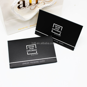 カスタムマイクロファイバー製ジュエリークリーナー（紙封筒包装）金銀磨き布（日常使い・卸売用） - Product Image 1