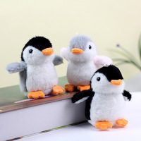 Porte-clés pingouin en peluche de 4 pouces, petit cadeau pour enfants