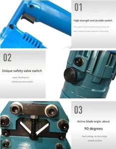 JP-60เครื่องตัดเหล็กไฮดรอลิกมุมไฟฟ้าเครื่องมือตัดมุมบาร์เครื่องตัดเหล็กมุมไฟฟ้า - Product Image 4