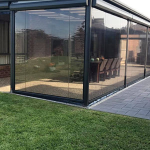 <span class=keywords><strong>Pergola</strong></span> amovible murs en PVC transparent Boîtiers de patio en PVC transparent Panneaux météorologiques en plastique extérieurs Rideaux en vinyle transparent - Product Image 1