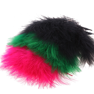 Plumas de Marabú de Pavo de Primera Calidad de 4-5 Pulgadas de la Marca SHC al por Mayor, Plumas de Gallo Teñidas de Blanco y de Colores para Atado de Moscas - Product Image 2