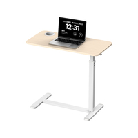 Bureau d'étude latéral réglable hôpital sur Table de lit bureau pivotant chevet roulant ordinateur portable bureau debout mobile avec roues