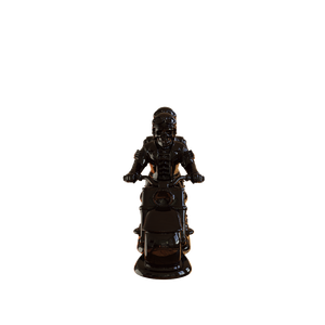 大量カスタムフルギア装備ブラックナイト2スケルトンバイカーズ、ヘルメット付きジェットエンジンモーターサイクルセラミックアルコールリキュールボトル - Product Image 3