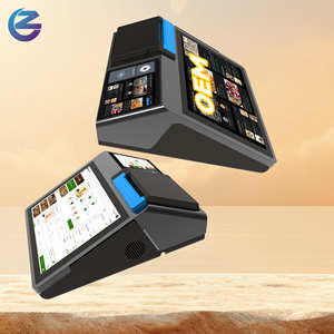 ระบบ POS แบบตั้งโต๊ะสำหรับแท็บเล็ต Android Z100 พร้อมจอแสดงผลคู่ขนาด 10.1 นิ้ว หน้าจอสัมผัส เครื่องพิมพ์ 80 มม. และเครื่องสแกนบาร์โค้ด - Product Image 1