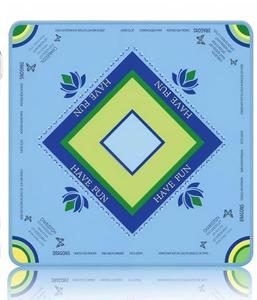 <span class=keywords><strong>Mantel</strong></span> <span class=keywords><strong>de</strong></span> Mahjong Verde Esmeralda Hecho <span class=keywords><strong>de</strong></span> Goma Resistente con Patrones Exquisitos Pintados a Mano en la Superficie - Product Image 3