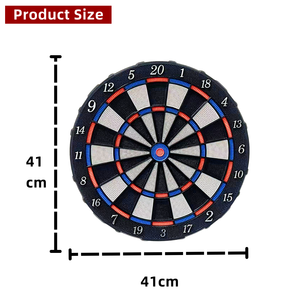 Cible <span class=keywords><strong>de</strong></span> fléchettes silencieuse à pointes souples avec <span class=keywords><strong>support</strong></span> <span class=keywords><strong>de</strong></span> table, cible <span class=keywords><strong>de</strong></span> fléchettes en plastique insonorisante pour intérieur, maison et bureau - Product Image 4