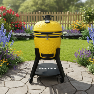 <span class=keywords><strong>Barbecue</strong></span> <span class=keywords><strong>Kamado</strong></span> Auplex OEM 18 pouces en céramique, avec logo personnalisé, pour terrasse extérieure et camping - Product Image 5