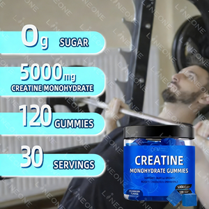 Compléments pré-entraînement OEM, 4 mg de créatine monohydrate en gommes, gommes à la créatine énergisantes, créatine en poudre, compléments de créatine - Product Image 2