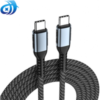 Kabel pengisian daya cepat, 2022 100W PD Usb c kabel Cepat USB 2.0 Tipe c ke Tipe C 20v 5a 100w