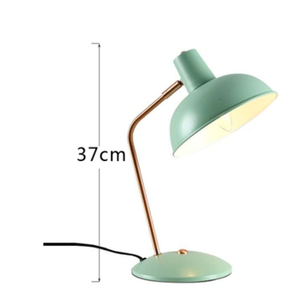 Lampade da Tavolo con Pulsante a Forma di Capezzolo, Lampada da Scrivania Classica Stile Macaron con Paralume Rotante e Supporto Regolabile - Product Image 2