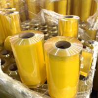 Film alimentaire PVC de qualité supérieure 2026, rouleau jumbo 300m, transparent et résistant pour l'emballage alimentaire