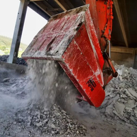 Pompe à engrenages de moteur de godet de criblage hydraulique MONDE pour excavatrice de 20 tonnes, équipement de criblage mobile pour la construction de terrains et de roches